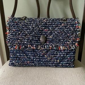 Kurt Geiger Large Kensington Tweed Shoulder Bag